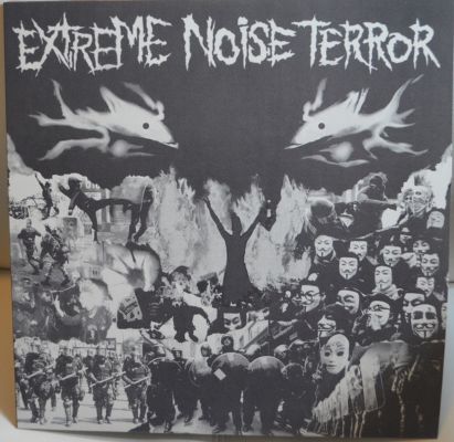 EXTREME NOISE TERROR "S/T" LP (Deep Six) Green Marble
